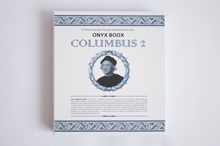 Лицевая сторона упаковки Onyx Boox Columbus 2