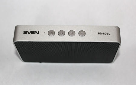 Верхняя панель колонки Sven PS-80BL